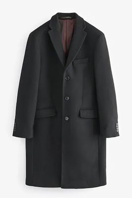 Signature Italian Wool Rich Epsom Coat With Cashmere