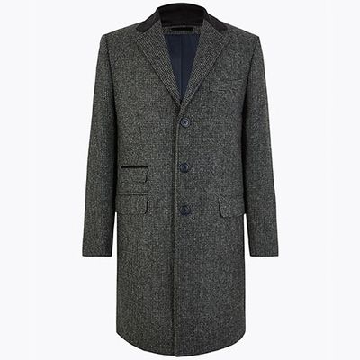 Pure Wool Overcoat