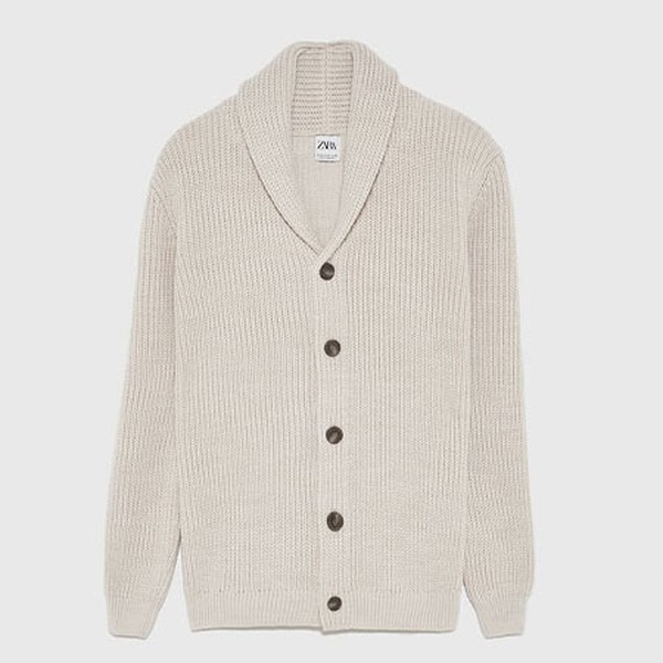 Purl Knit Cardigan from Zara