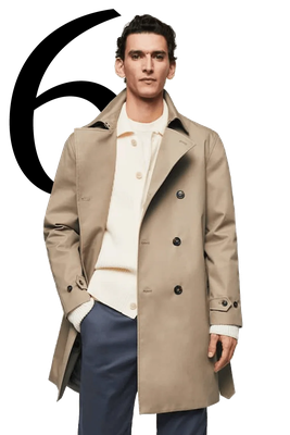 Classic Water-Repellent Trench Coat from Mango