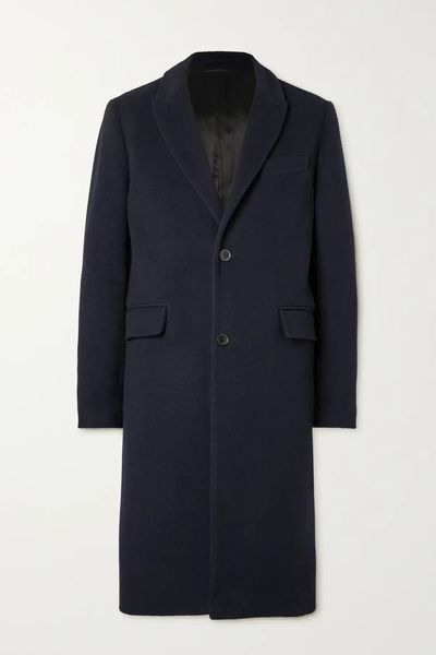 Virgin Wool and Cashmere-Blend Coat