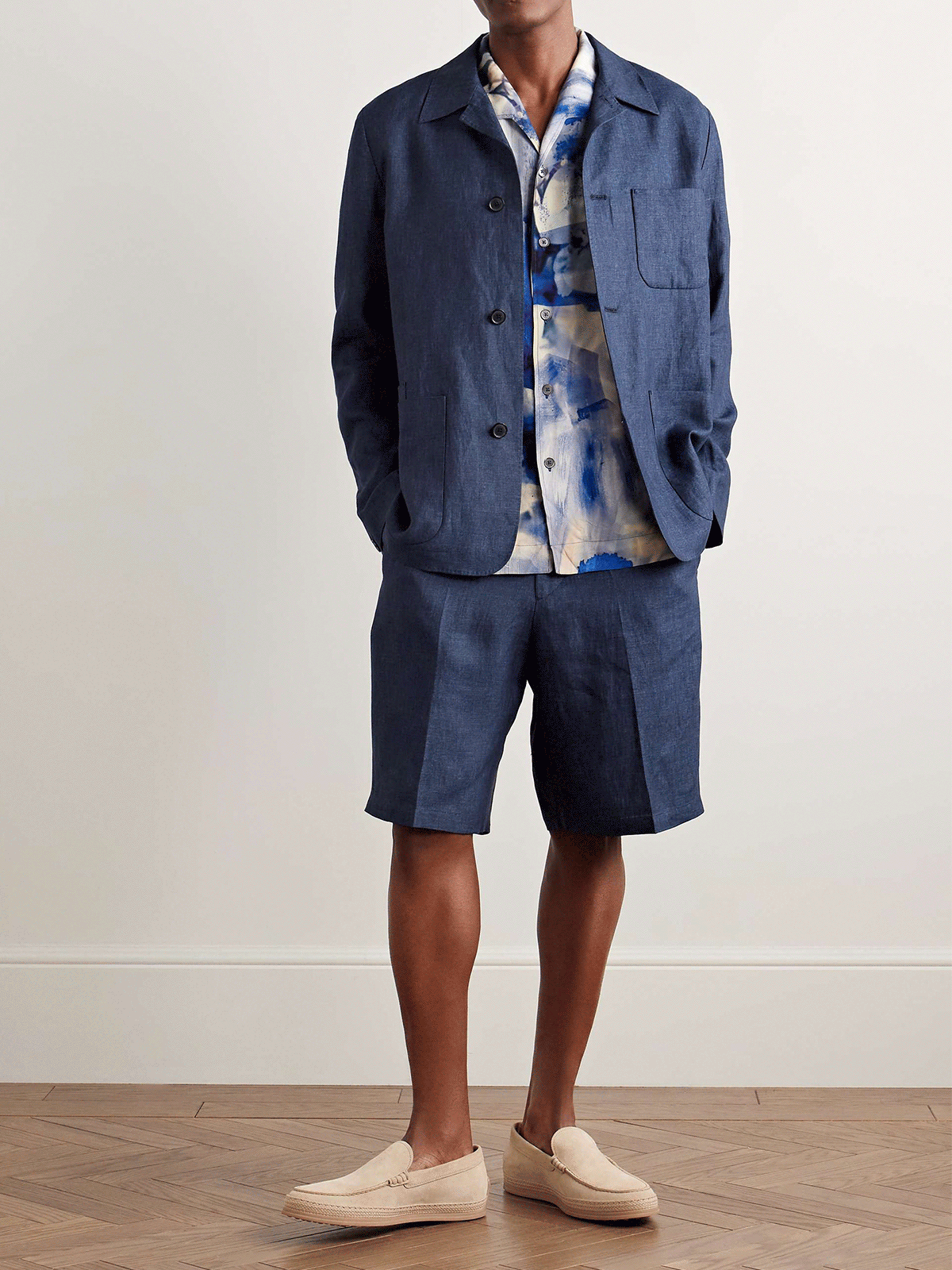Delave Linen Chore Jacket from PAUL SMITH
