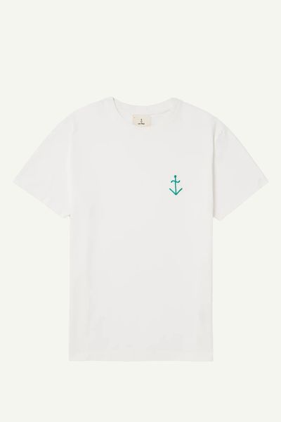 Slim-Fit Logo-Emboidered Cotton-Piqué T-Shirt from LA PAZ 