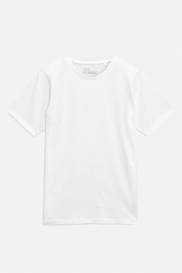 Regular Fit Essential Crew Neck Cotton T-Shirt from Next