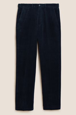 Regular Fit Luxury Corduroy Stretch Trouser from Marks & Spencer