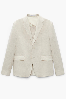 Linen/Cotton Suit Blazer