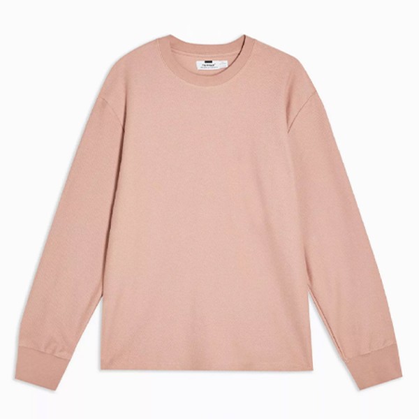 Pink Twill Sweatshirt