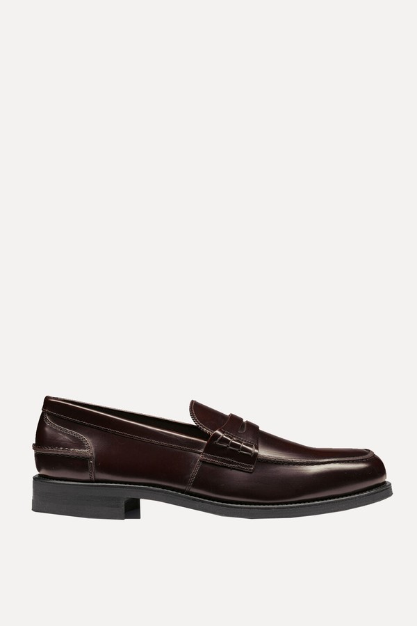 High Shine Leather Penny Loafers from Charles Tyrwhitt