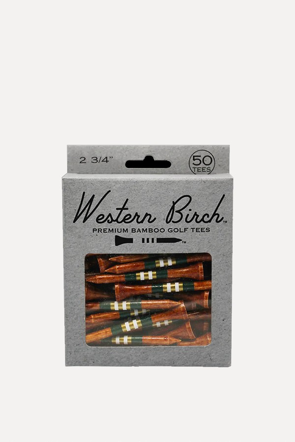 Premium Bamboo Golf Tees from Western Birch x Fyfe