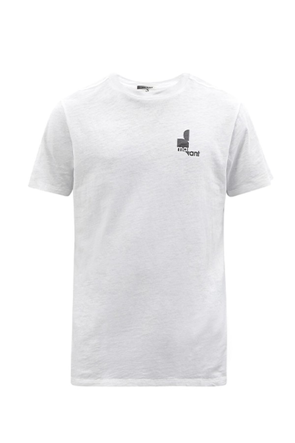 Zafferh Logo Print Organic Cotton Jersey T-shirt from Isabel Marant