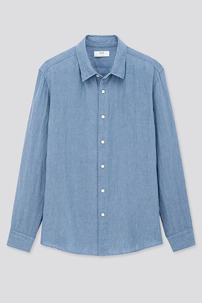 Premium Linen Regular Fit Shirt from Uniqlo