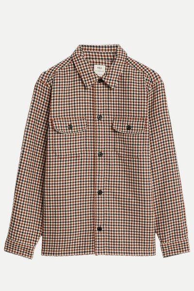 Cotton Rich Double Faced Overshirt