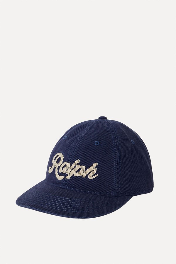The Ralph Logo Twill Ball Cap from Polo Ralph Lauren