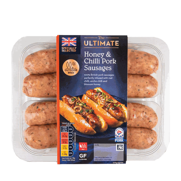 The Ultimate Honey & Chilli Pork Sausages from Specially Selected