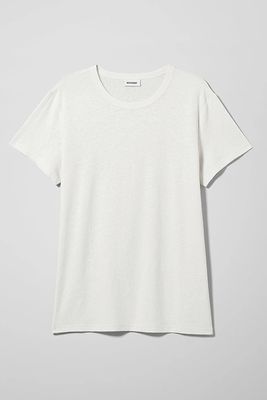 Malcolm Linen T-shirt from Weekday
