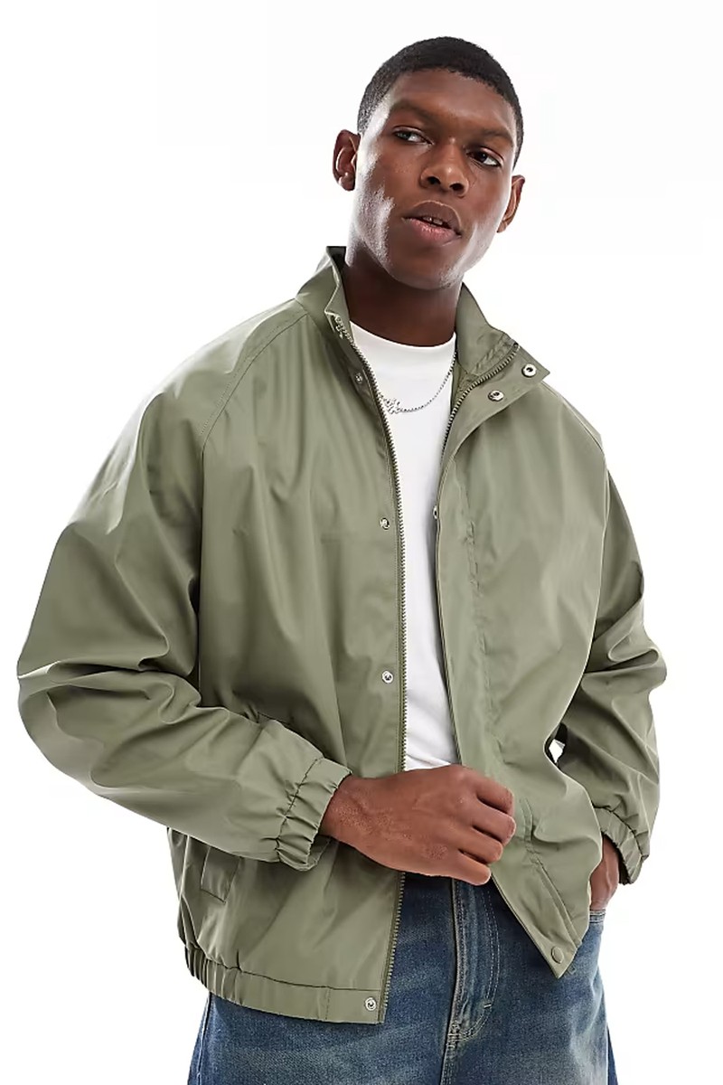 Oversized Rubberised Windbreaker from ASOS DESIGN