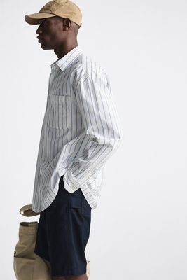 Striped Oversize Shirt from Zara
