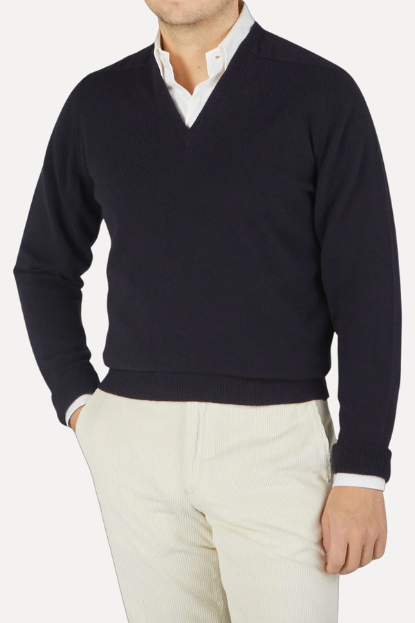 V-Neck Cashmere Sweater