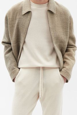 Crew-Neck Wool-Cashmere Blend Sweater from Allude