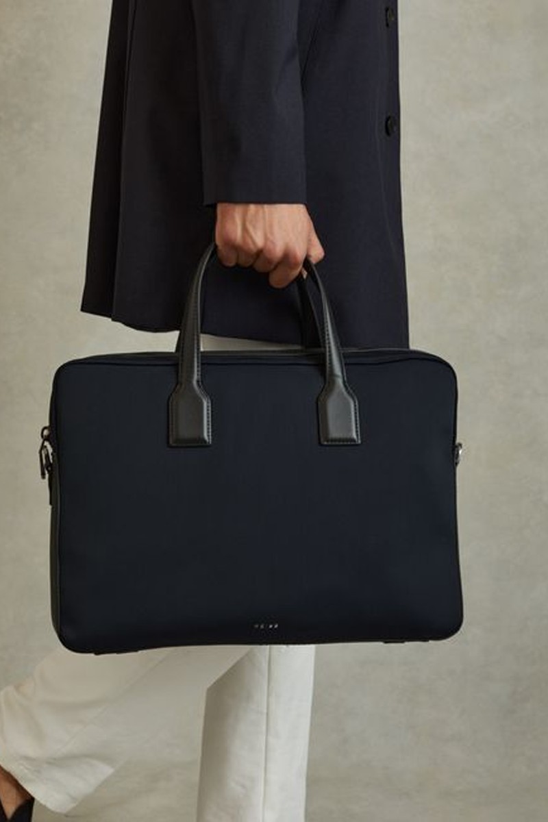 Carter Neoprene Briefcase from Reiss