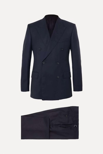 Harry's Navy Super 120s Wool Suit from Kingsman