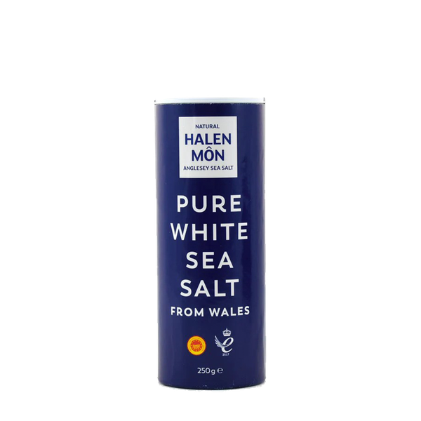 Organic Pure White Sea Salt   from Halen Mon