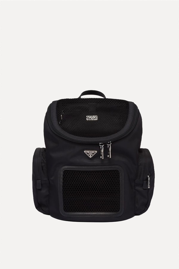 Re-Nylon & Saffiano Leather Pet Bag from Prada