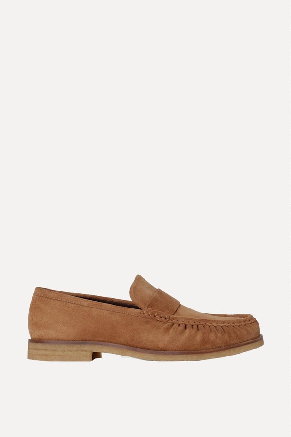 Gathered Suede Loafers from COS