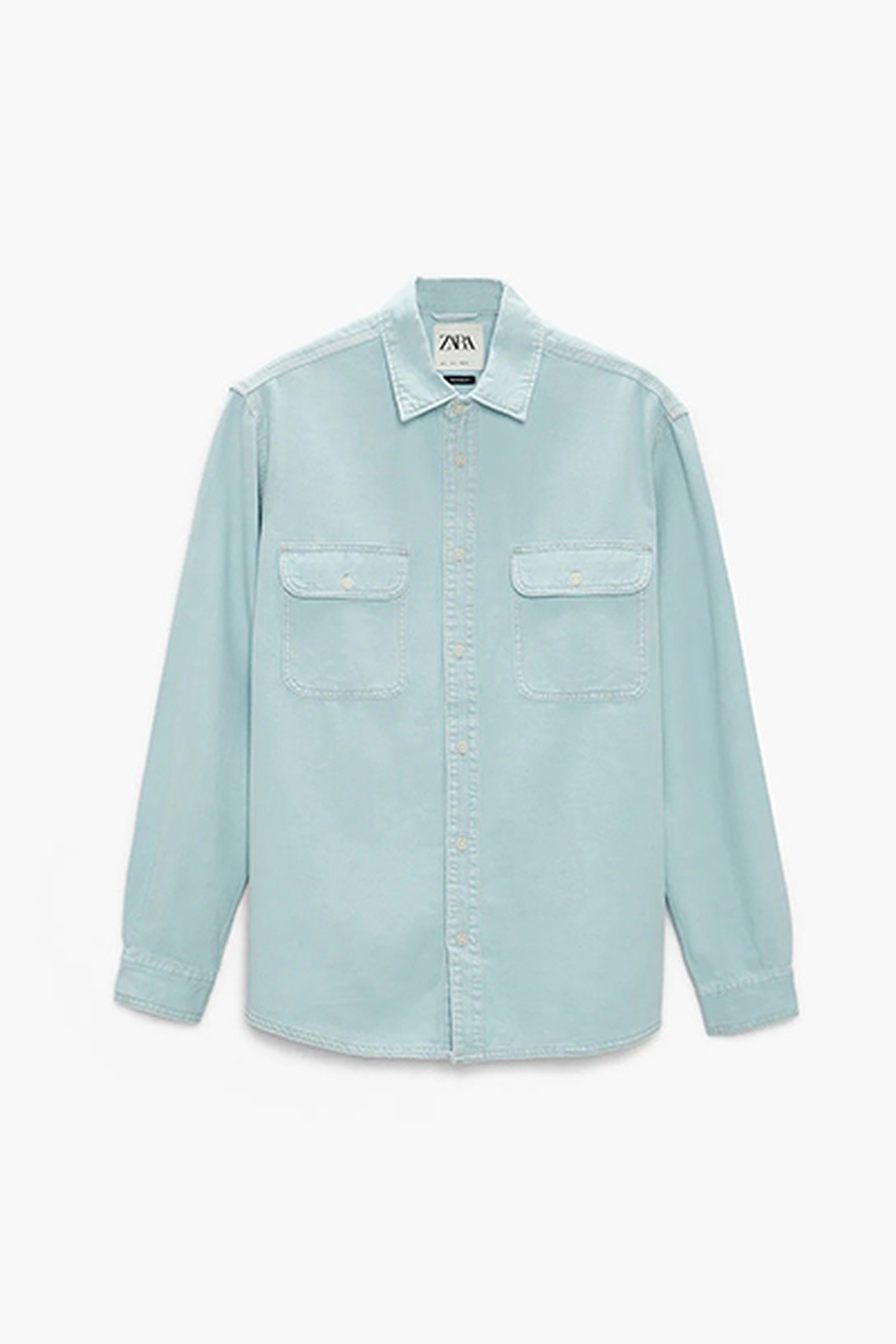 Coloured Denim Shirt from Zara