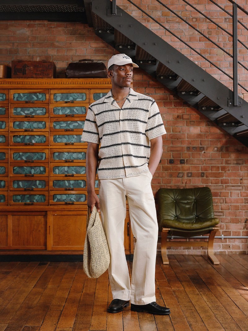 Crochet Groundsman Cuban Shirt 
