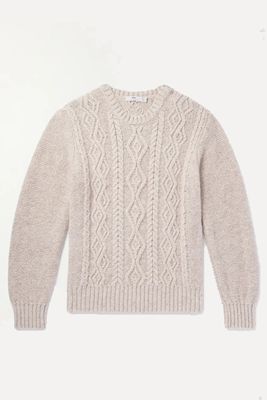 Aran Cable-Knit Cashmere Sweater from Inis Meáin