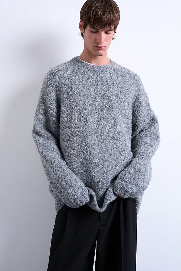 Relaxed Fit Boucle Jumper from Topman