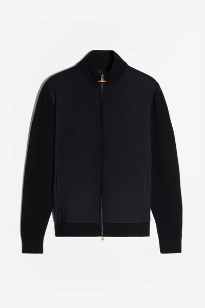 Wool Cashmere Track Jacket