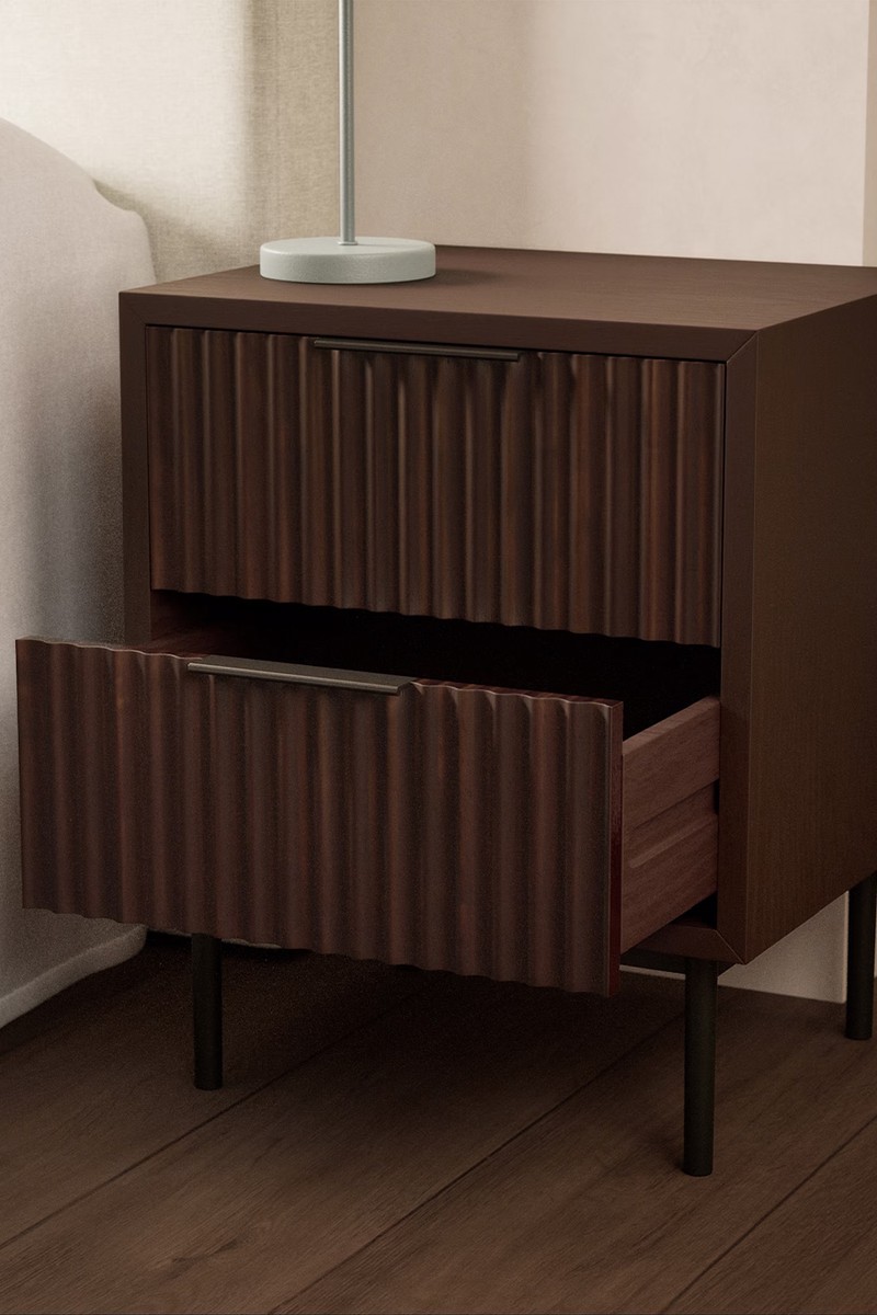 Wharf 2 Drawer Bedside Table from Marks & Spencer