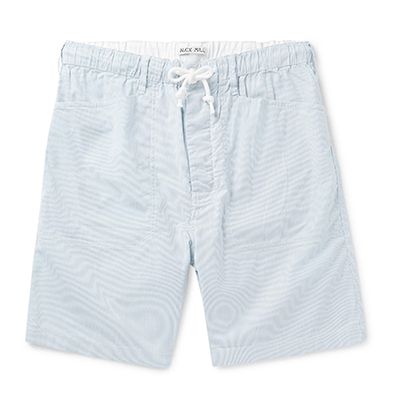 Striped Cotton-Blend Drawstring Shorts from Alex Mill