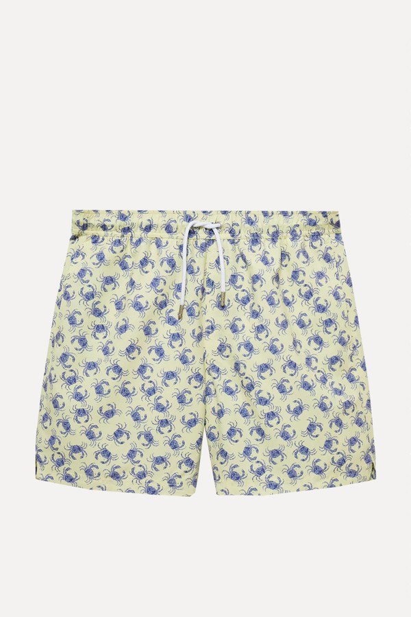 Crab-Print Swim Shorts from Mango