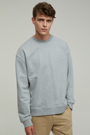 Organic Cotton Sweatshirt, Closed | £109.48