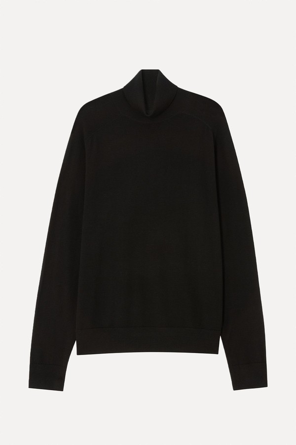 Merino Wool Roll Neck Jumper from Kin