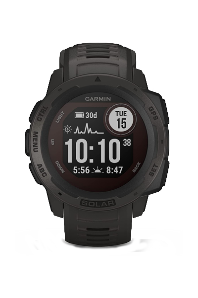 Solar-Powered Rugged Outdoor Smartwatch from Garmin