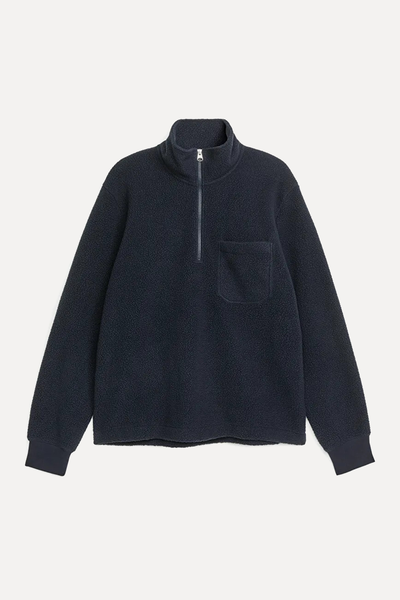 Half-Zip Fleece Jumper from ARKET