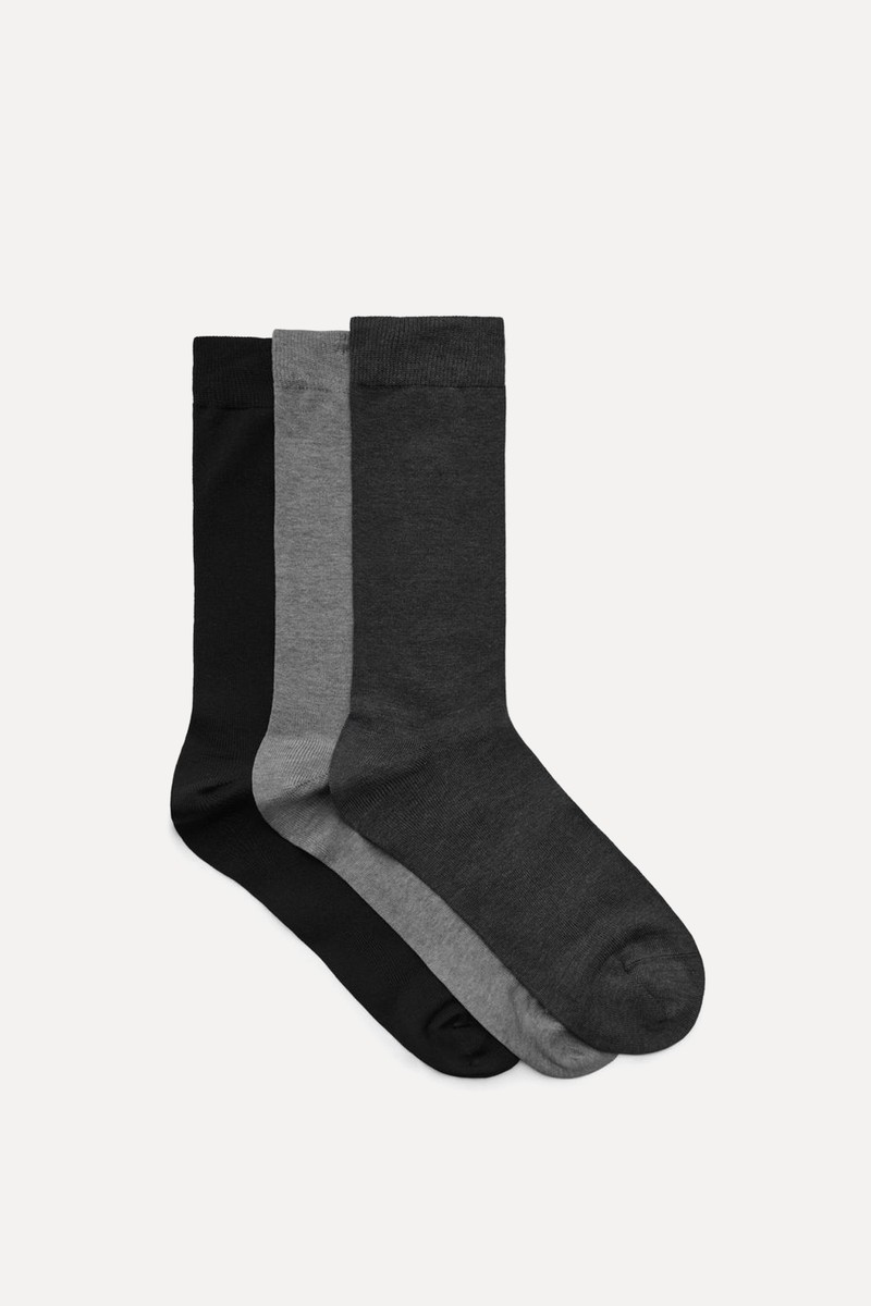 3-Pack Mercerised Cotton Socks from COS