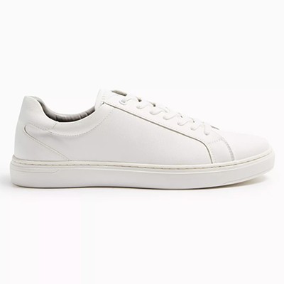 White Lace Up Trainers