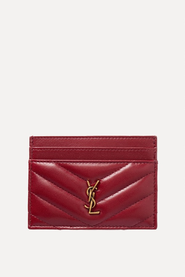 Cassandre Matelassé Leather Cardholder from Saint Laurent