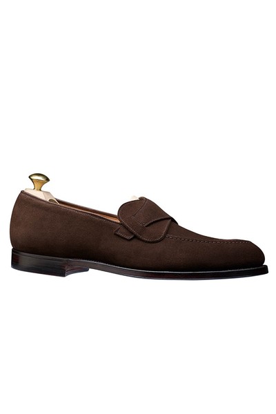 Selby Dark Brown Suede from Crockett Jones