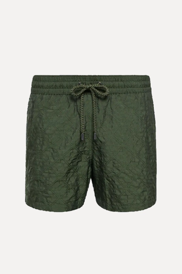 Monogram Jacquard Recycled-Fibre Swim Shorts from Frescobol Carioca