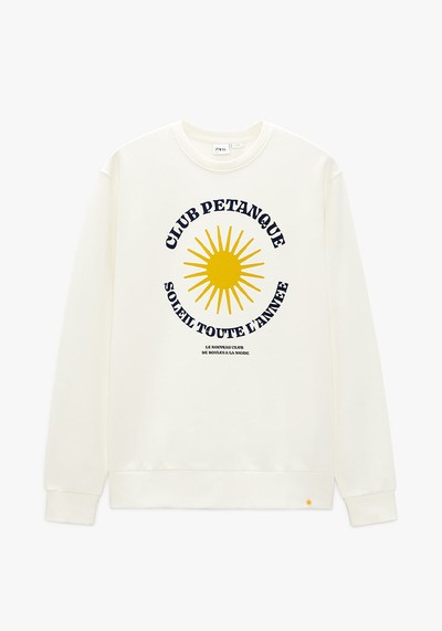 Pétanque Print Sweatshirt from Zara