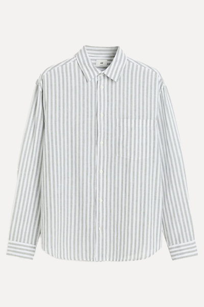 Relaxed Fit Linen-Blend Shirt  from H&M 