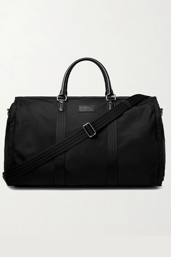 Convertible Leather Trimmed Nylon Holdall from Polo Ralph Lauren