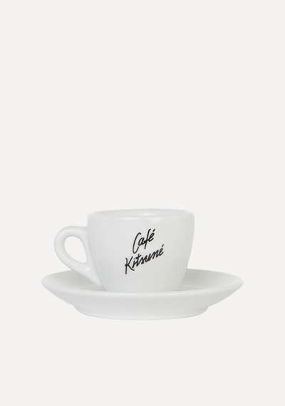 Ceramic Cup & Saucer from Maison Kitsuné