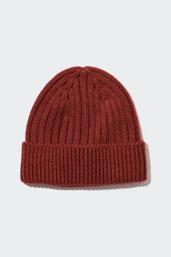 Heattech Ribbed Beanie Hat